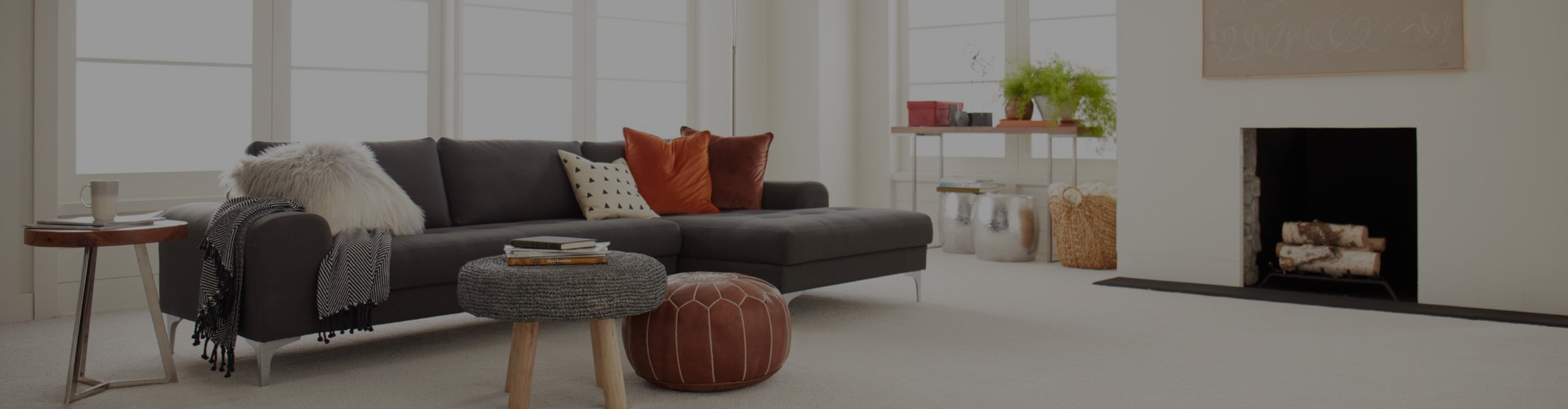 Living room carpet flooring in Denver, CO 