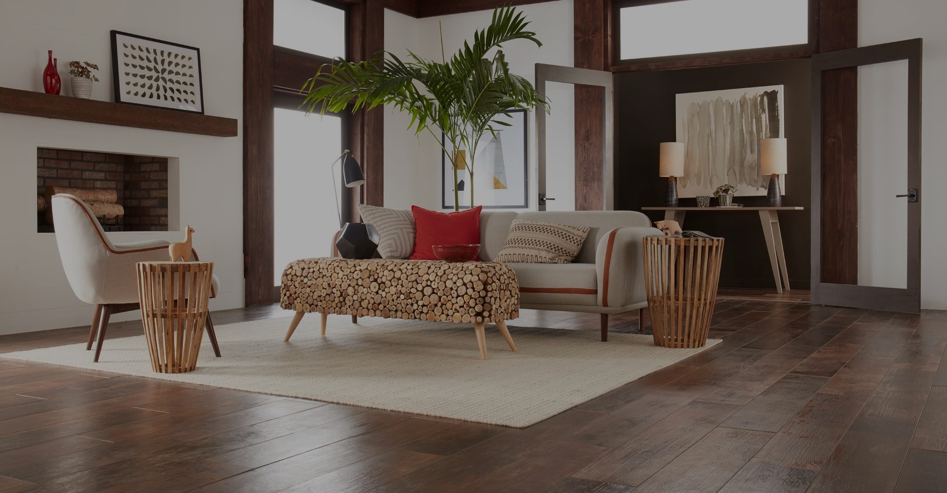 In stock $1.79/sf waterproof laminate flooring at Veterans Carpet One