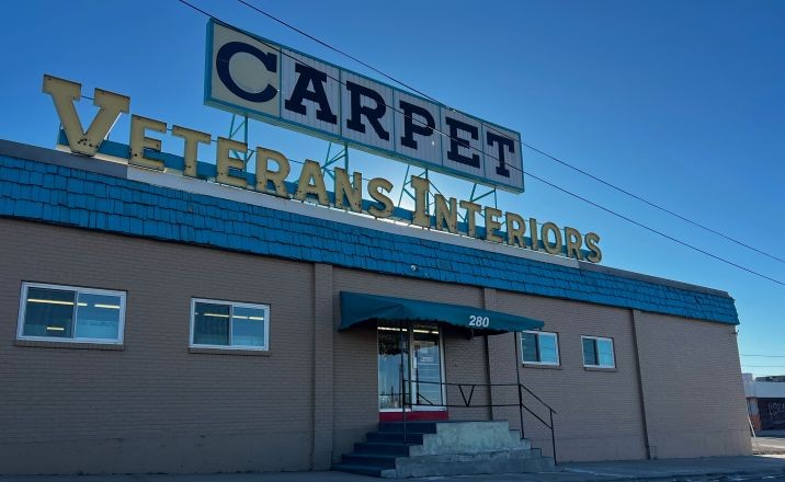 Veterans Carpet One Storefront conveniently located off South Broadway