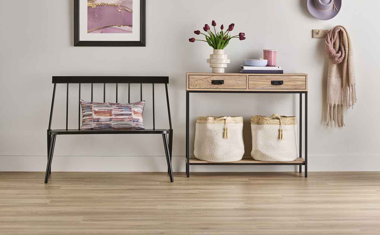 Laminate flooring in Denver, CO installed in entryway
