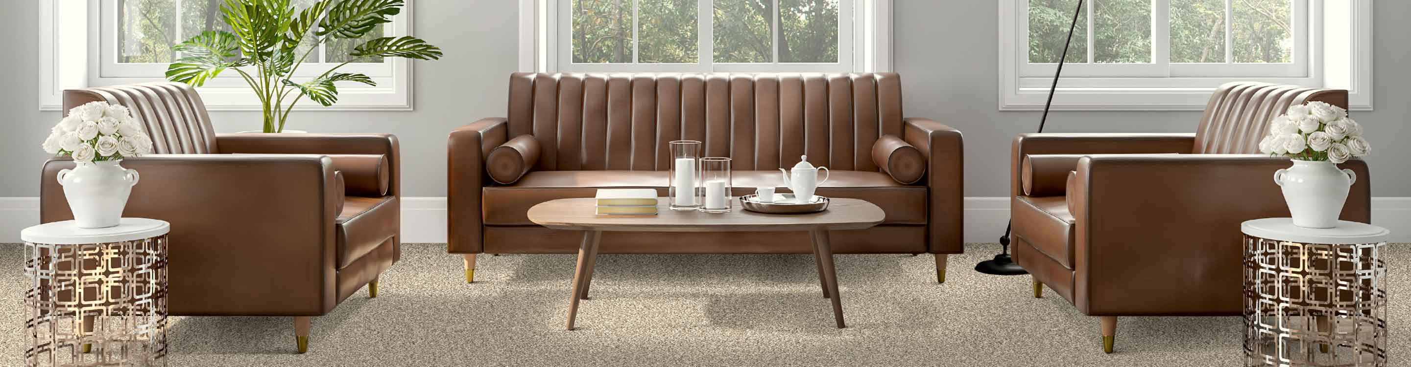 Living room carpet flooring in Denver, CO 