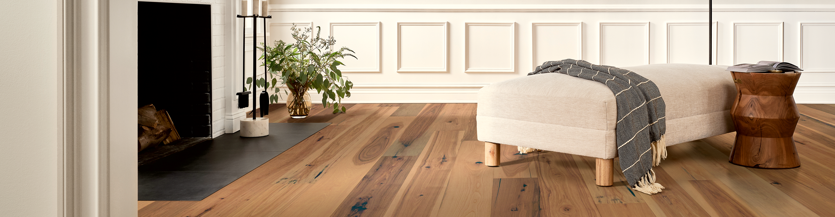 Living room with hardwood flooring in Denver, CO